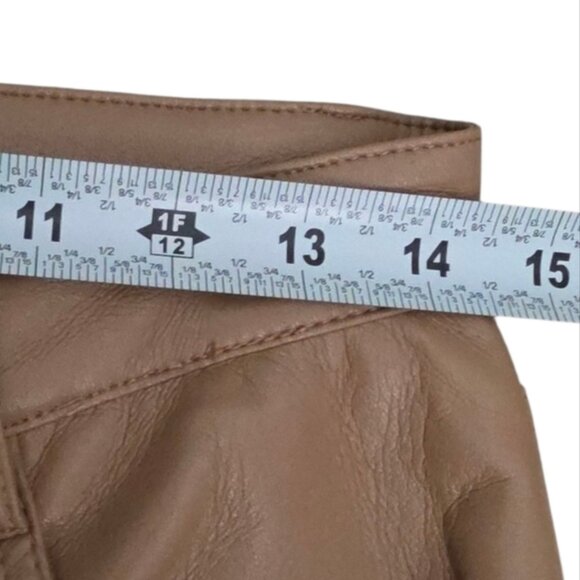 Wilfred Melina Faux Leather Cropped Straight Leg Pants 8 - Picture 8 of 14